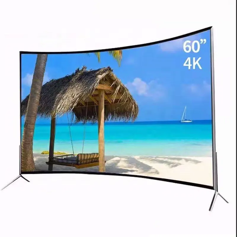 55 polegadas oferta novo produto curvo tela led tv 65 polegadas curvo tv 3d led smart tv