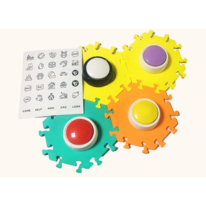 Botón de habla de Mascota de 3,5 pulgadas de fábrica, 4 Uds., botón de perro parlante, hambre grabable para palabras, botones parlantes, juego de inicio - Product Image 6