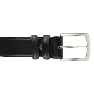 Ý Phong Cách Người Đàn Ông Của Chuyên Nghiệp Rộng Da Tiện Ích Thắt Lưng Thanh Lịch Màu Đen Da Calfskin Chất Lượng Cao Hợp Kim Sang Trọng In Made Ý - Product Image 4