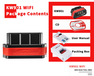 KONNWEI KW901 WIFI coche OBD2 escáner de diagnóstico más vendido en Polonia lector de código para Android e IOS varios idiomas marca - Product Image 6