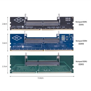 DDR3 DDR4 DDR5メモリモジュールテストカードラップトップからデスクトップテストアダプターカード - Product Image 3