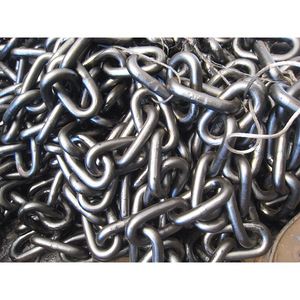 Sıcak daldırma galvanizli U1 U2 U3 gemi Studless bağlantı çapa zinciri bağlantı boyutu (6Dx3.5D) deniz açık çapa bağlantı zinciri - Product Image 5