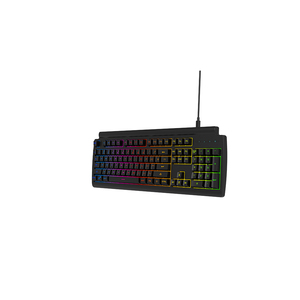 Teclado aerodinámico de diseño ergonómico mecánico USB OEM, todas las teclas, modos de iluminación múltiples sin efecto fantasma para reproductor de juegos - Product Image 4
