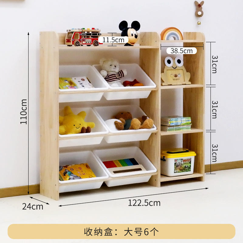 Open picture book storage cabinet style 2 6 large