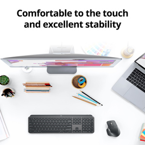 Logitech Mx Keys Fluid Precise Quiet Type <strong>Programmable</strong> Keys Rechargeable Ergonomic Waterproof Wireless Gaming Bluetooth <strong>Keyboard</strong> - Product Image 3
