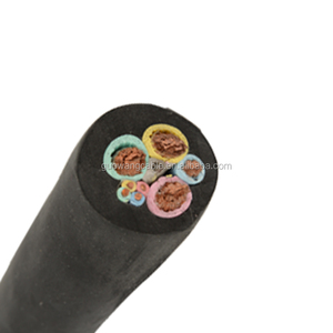 ゴム絶縁4コア1.5Mm22.5Mm 4Mm 6Sq Mm HO5RN-F H07RN-F 4コアフレキシブルラバーケーブル - Product Image 4