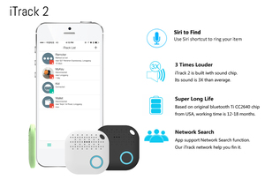 Itrack2蓝牙钥匙查找器智能发条跟踪查找器标签报警钥匙跟踪器用于宠物、电话、钱包、包、行李解决方案 - Product Image 6