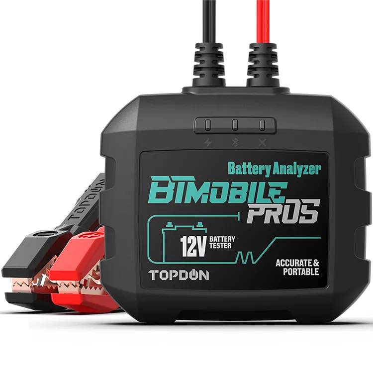 Topdon BT Mobile Pros smart 6- 12 В, гибридная литий-ионная Автомобильная батарея, тестирование нагрузки, измерительная система, машина