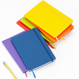 Cuaderno personalizado, disponible en varios colores, tamaño A5 A6, de cuero pu, con banda elástica, en oferta - Product Image 1