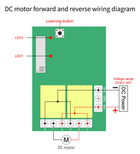 Qiachip DC6-30V modulo relè a 2 canali 433MHz ricevitore Wireless telecomando interruttore RF telecomandi KR2402A