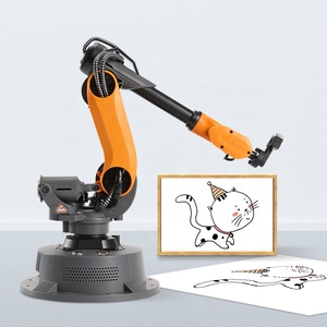 Destek kodu Python yüksek seviye programlama eğitim ekipmanları 6 eksenli robotik kol kitleri K12 kök teknoloji eğitim