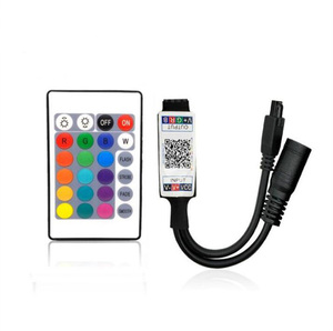 DC Mini 24 chiave A Infrarossi Intelligente APP HA CONDOTTO Il Regolatore per 4-Pin RGB Luci di Striscia