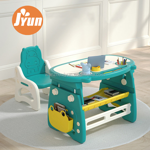 Çocuk ayarlanabilir yükseklik çizim bebek öğrenme sandalye ve masa seti yürümeye başlayan masa ve sandalyeler çocuk masa ve sandalye seti - Product Image 1