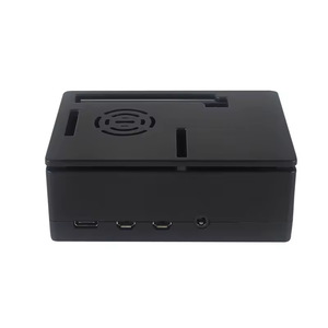 Raspberry Pi Box 4-я оболочка Raspberry Pi 3-я тепловыделительная оболочка может быть установлена с радиатором 3,5 дюймовый экран вентилятора