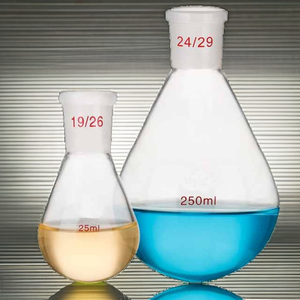 एर्गोनोमिक और कार्यात्मक बोरोसिलिकेट ग्लास कंनिकल फ्लैस्क प्रयोगशाला में उपयोग में आसानी के लिए डिज़ाइन किया गया - Product Image 2