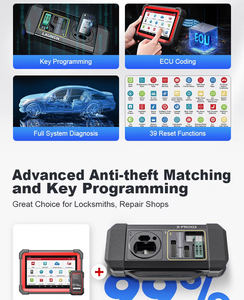 X431 IMMO ELITE Scanner diagnostico per auto strumento di programmazione chiave con chiave X-PROG3 programmatore di tutti i sistemi OBD2 versione globale