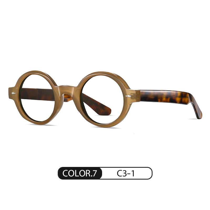 7. Lentes de luz azul C3-1 marrón profundo