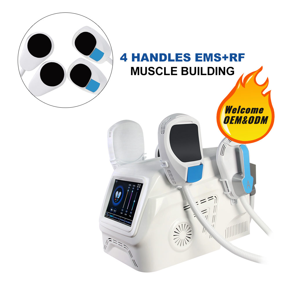 4 manijas EMS + RF de alta potencia