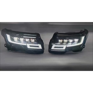 Dört gözler ön lamba sol yan sağ yan LED far Range Rover Vogue 2013-2017 için yükseltme 2023 - Product Image 4
