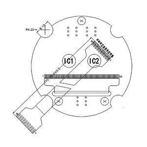 Werksverkauf Anpassung Segment code COB LCD-Anzeige modul mit HT1620 IC SPI-Schnitts telle für Durchfluss messer regler