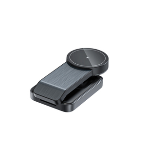 Çok fonksiyonlu 15W alüminyum alaşım manyetik kablosuz şarj standı katlanabilir 3 In 1 katlanabilir manyetik kablosuz şarj - Product Image 4