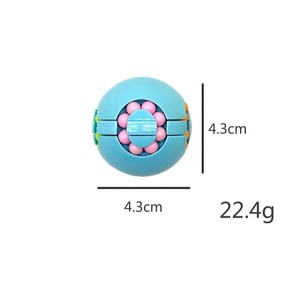 Jincan Cross-Border Fingertip xoay Burger Cube Orb Bean suy nghĩ phát triển câu đố làm bằng nhựa Silicone trực tiếp - Product Image 6