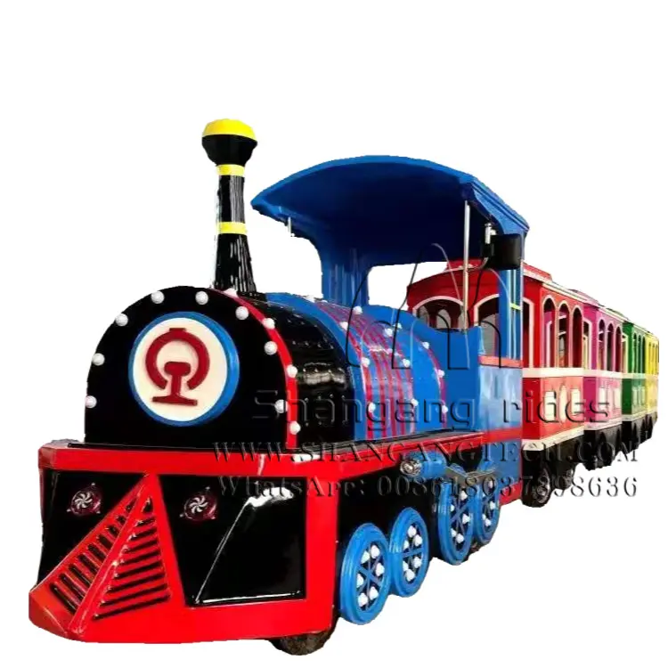 Shopping mall small amusement park trains used theme park second hand train for sale