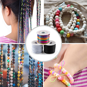 50 Yards(45.7M) Roll 1mm <strong>Elastic</strong> <strong>String</strong> Stretchy <strong>String</strong> for Bracelet Making Rainbow Bracelet <strong>String</strong> <strong>Elastic</strong> Cord - Product Image 6