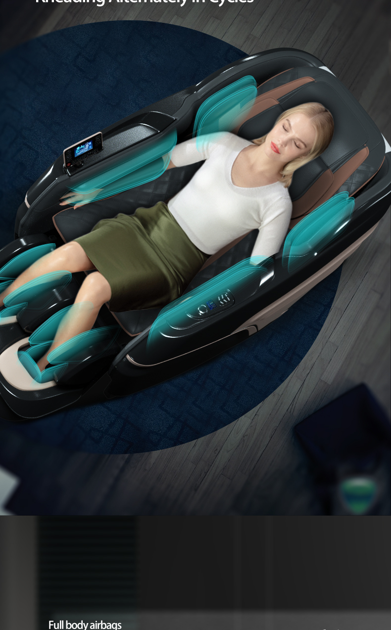 Jare S500 New Massage Chair Buttocks Vibrator Zero Gravity Recliner Chair Wholesale Price 4D Full Body Massage Chair