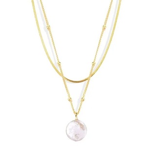 Retro Pearl Necklace, Simple and High-end Bean Clavicle <strong>Chain</strong>, Fashionable and Versatile Net <strong>Red</strong> Sweater <strong>Chain</strong>