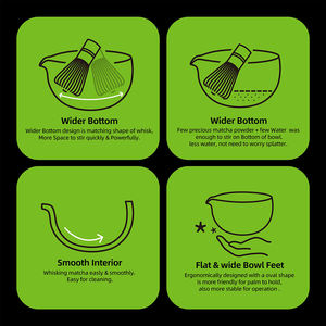 9 adet bambu Chasen çırpma çay kaşığı seti el yapımı Gongfu çay seti Matcha yapma araçları aksesuarları töreni için japon Matcha <span class=keywords><strong>Set</strong></span> - Product Image 6