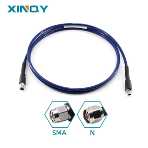 Xinqy ss405 Kinh Tế linh hoạt cáp đồng trục <span class=keywords><strong>Tester</strong></span> 9Ghz mềm có thể gập lại 1m truyền thông kiểm tra cáp với SMA để N cắm 50ohm - Product Image 2