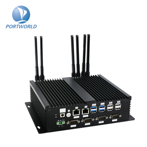 Integrado Android Linux OS Industrial AI Edge Computer Mini PC con interfaces de expansión ricas