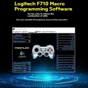 Logitech F710 çift titreşim kablosuz Gamepad 2.4 GHz USB NanoReceiver 4 anahtarı d-pad denetleyici - Product Image 5