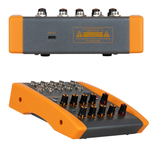 8 Channel Line Stereo Mixer Guitar Instruments Mic Audio <strong>Input</strong> and Output Professional DJ Controllers Audio Console Mixer - Product Image 6