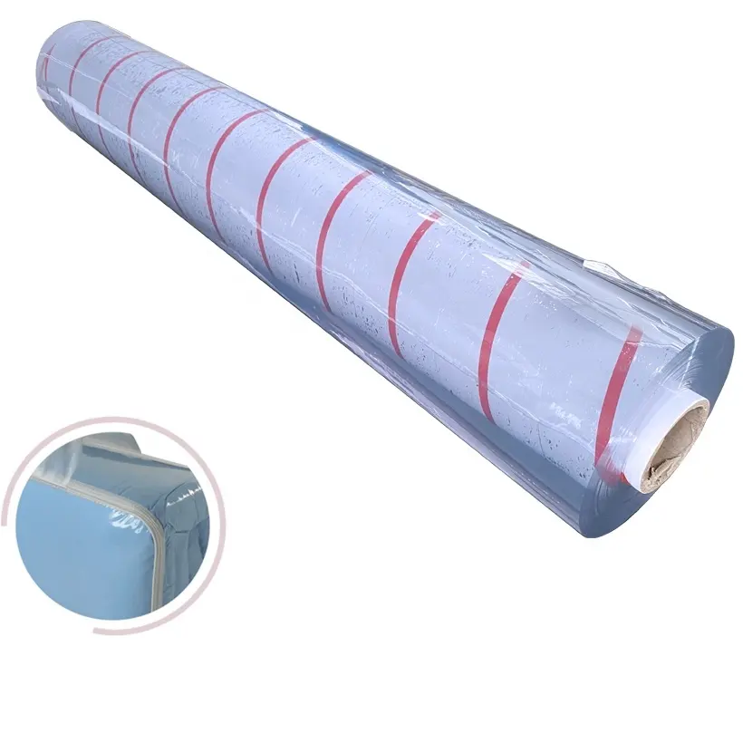 Fuxing Tiptop rol plastik Pvc lembut Super tembus Film Pvc Matte buram untuk membuat kantung urin lembar pvc transparan