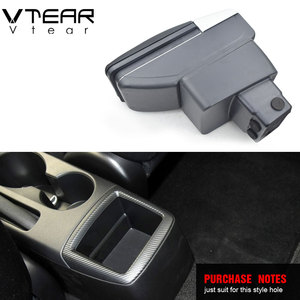 Vtear kol dayama yastık desteği USB portu merkezi konsol Mazda saklama kutusu için CX-3 araç-styling iç aksesuarları parçaları CX 3 CX3 - Product Image 2