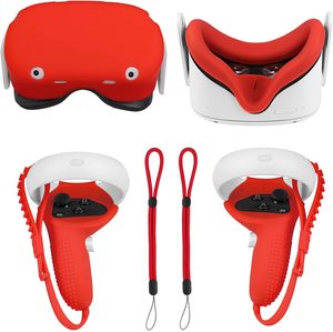 VR Accessories for Oculus <strong>Quest</strong> 2 Silicone Cover Kit Set Combination for <strong>Quest</strong> 2 Eye Mask Pad Controller Grips Cover Replacement - Product Image 3