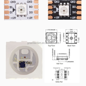 Adressierbarer RGB-LED-Digital streifen WS2815 DC12V IP20 IP65 Wasserdichtes programmier bares Pixel-RGB-LED-Lichtst reifen licht 60LEDs/m - Product Image 4