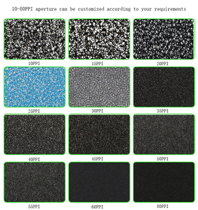 Factory Wholesale New Carbon 10-60 <strong>PPI</strong> Open Cell Mesh <strong>Filter</strong> Sponge for Air <strong>Filter</strong> Use for Fish Tank Aquarium <strong>Filter</strong> Foam - Product Image 2