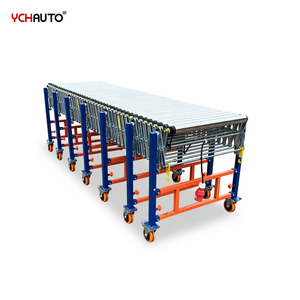 O transporte industrial flexível automático móvel do rolo motorizou o sistema com os pés ajustáveis para o armazém