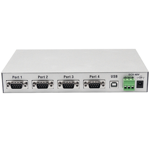 工厂USB至RS-485 RS-422转换器usb-b 4端口RS485 RS422适配器，带光学隔离串行DB9连接器ESD UT-861A - Product Image 5