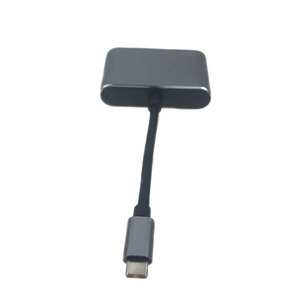 Precio al por mayor Typc C a HDMI adaptador USB C + + HDMI + VGA hembra adaptador de Hub para ordenador portátil - Product Image 4