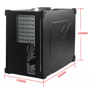 Nuevo modelo portátil industria computadora 17,3 pulgadas 1920*1080 resolución Atx Matx PC chasis de computadora con teclado - Product Image 5