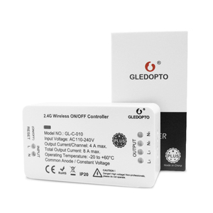 Gledopto GL-C-010 умный пульт дистанционного управления, светодиодный Wi-Fi диммер, совместимый со светодиодными лампами, ТВ-радио - Product Image 2