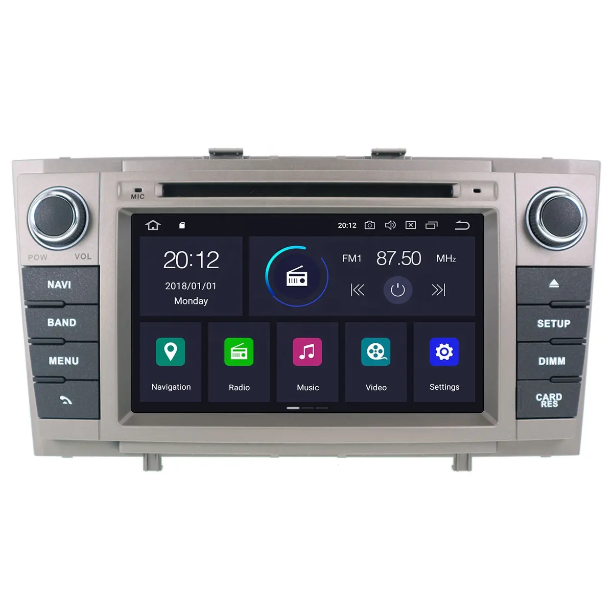 Android 11,0 para Toyota Avensis 2009-2016 T27 DSP IPS PX6 reproductor de DVD del coche GPS de navegación Multimedia Android reproductor de coche para Toyota