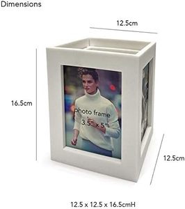 Yageli china fábrica preço por atacado personalizado <span class=keywords><strong>4</strong></span> lados branco acrílico cubo foto foto quadro caixa com suporte