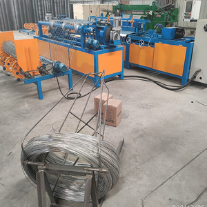 Automatic Double Single Wire <strong>Netting</strong> Chain Link Fence <strong>Machine</strong> for Farm Fence <strong>Bird</strong> &amp; Stone Cages Woven Custom Cutting Processing - Product Image 1