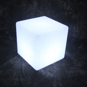 LED küp sandalyeler yanıp sönen ışık promosyon sihirli oturan beyaz 40cm Mini Led küp - Product Image 3