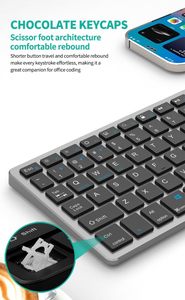 Rechargeable Ultra-thin QWERTY Silent Mouse <strong>Keyboard</strong> Kit 2.4GHz Wireless <strong>bluetooth</strong> <strong>Keyboard</strong> and Mouse for PC/laptop/Mac - Product Image 2